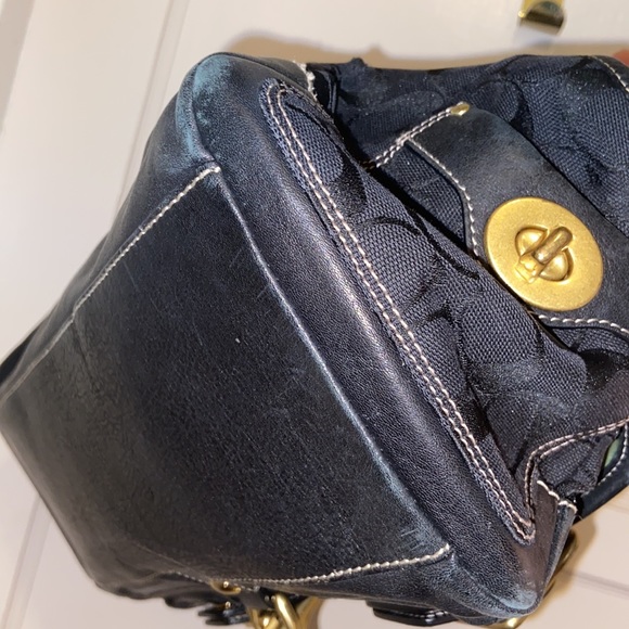 Coach MANDY Legacy Limited Edition Signature Jacquard Leather Satchel Handbag - Picture 12 of 15